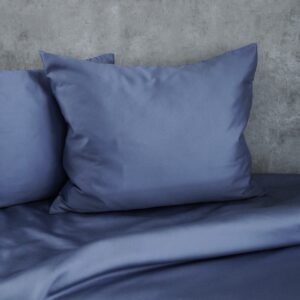 Tencel satiinist padjapüür "Denim blue"