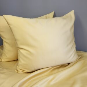 Tencel satiinist padjapüür "Golden Yellow"