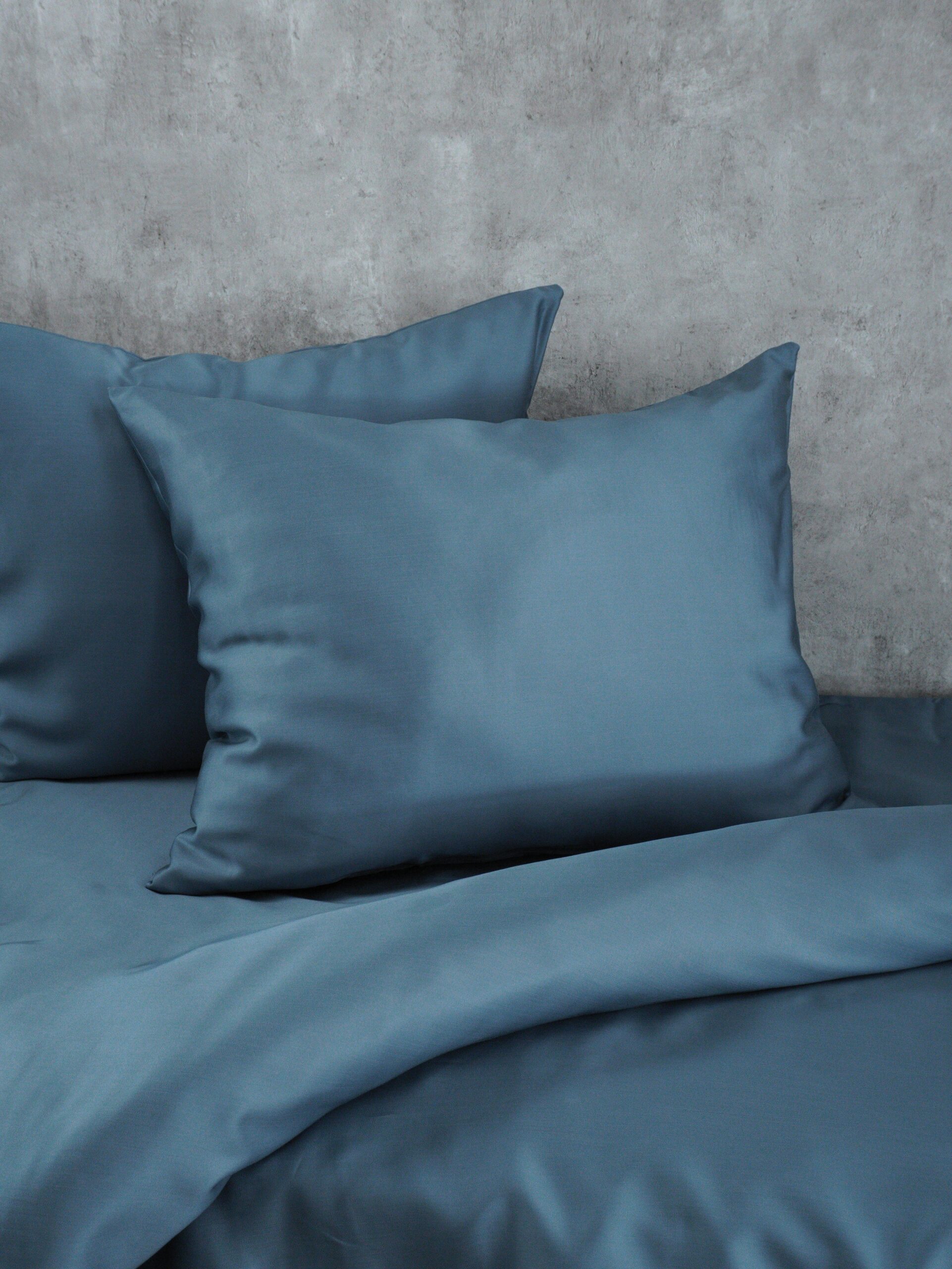 Tencel satiinist tekikott "Petrol Blue"